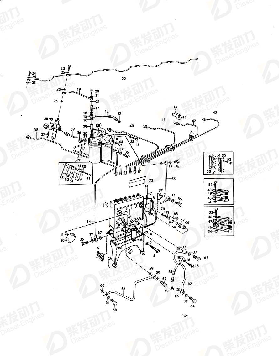 VOLVO Injector 870989 Drawing